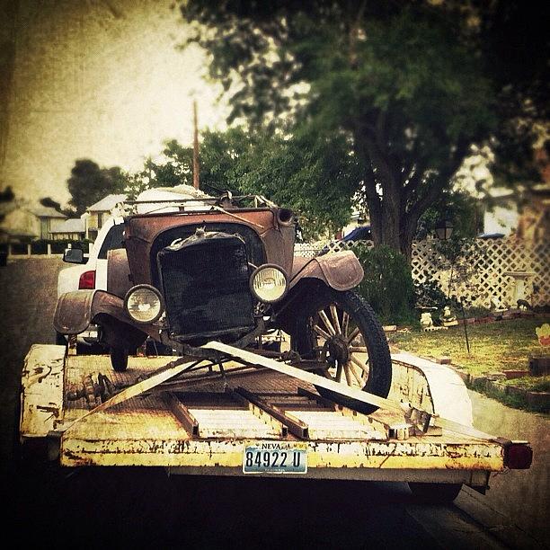 Vintage Photograph - #classic #car #vintage #iphone4 #1 by Judy Green