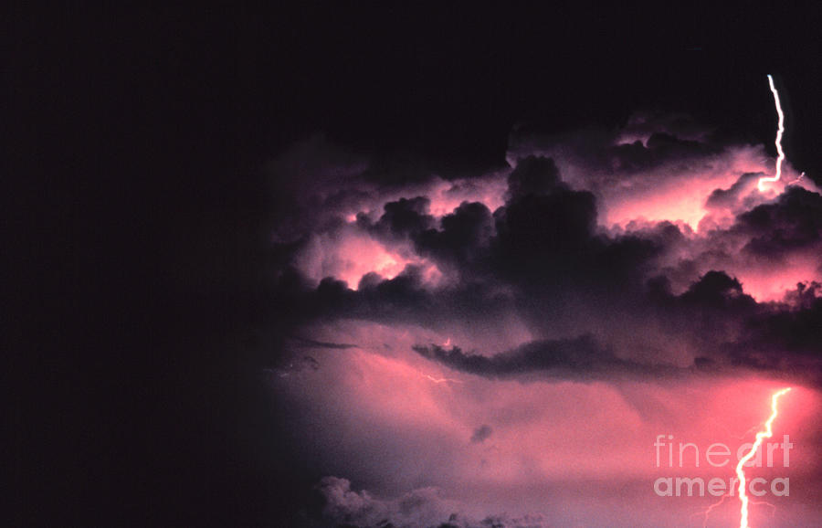 Cloud-to-ground Lightning #4 Photograph by Science Source