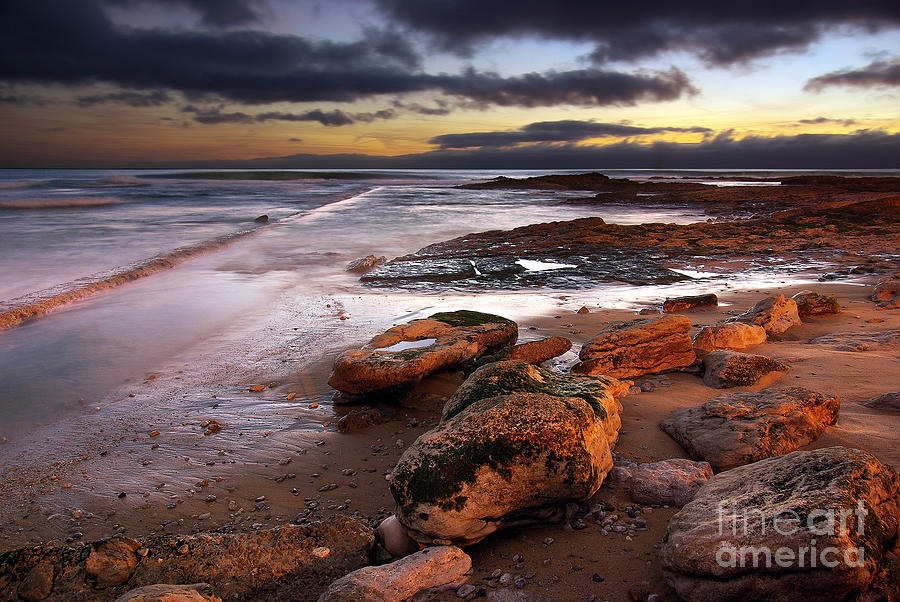 Nature Photograph - Coastline at twilight #1 by Carlos Caetano