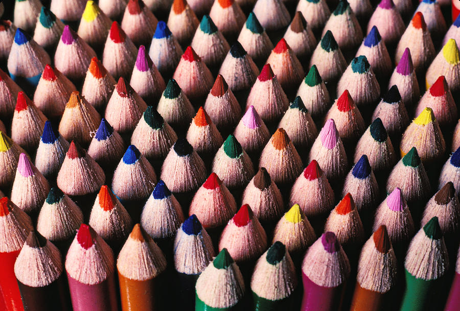 Still Life Photograph - Colored pencils #2 by Garry Gay