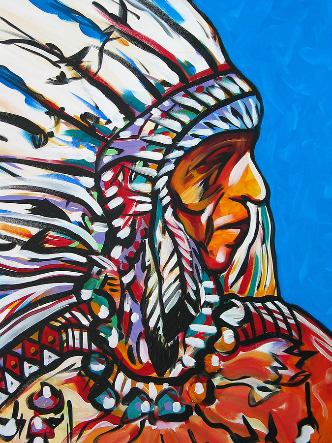 Colors of a Feather #1 Painting by Lance Headlee