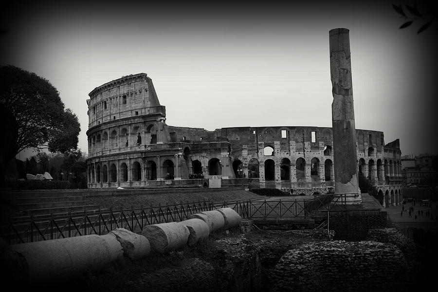 Architecture Photograph - Colosseum #1 by Kevin Flynn