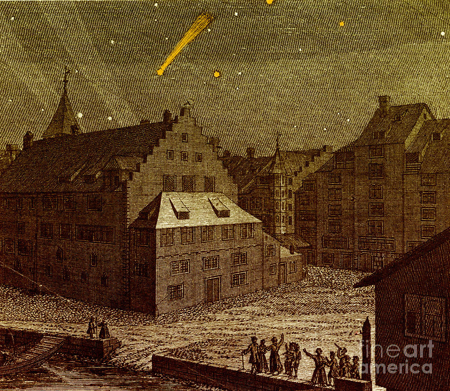 Comet, Einsiedeln Monastery, 1742 #1 Photograph by Science Source