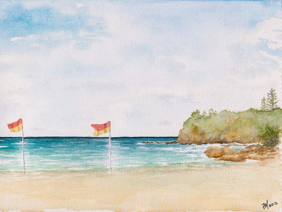 Coolum Beach #1 Painting by Joe Michelli
