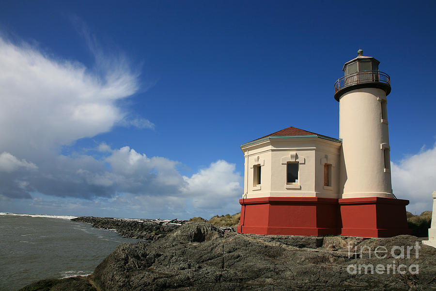 Coquille River Lighthouse Photograph by Timothy Johnson