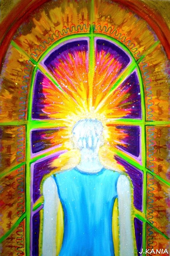 Cosmic Door #1 Painting by Jonathan Kania