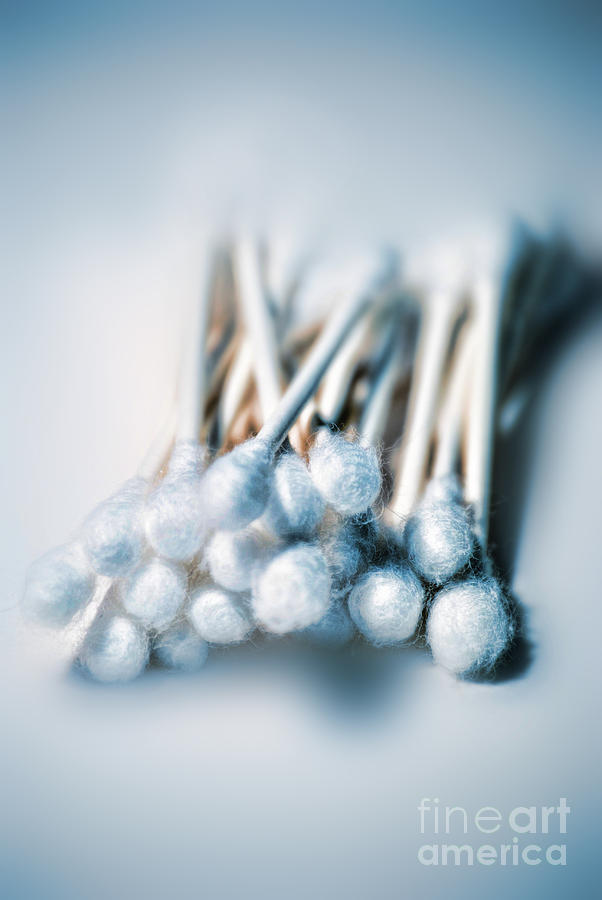 Still Life Photograph - Cotton Swabs #1 by HD Connelly