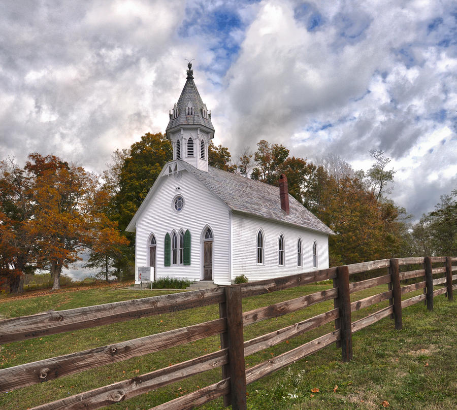 Country Church by Brian Mollenkopf - Country Church Photograph ...