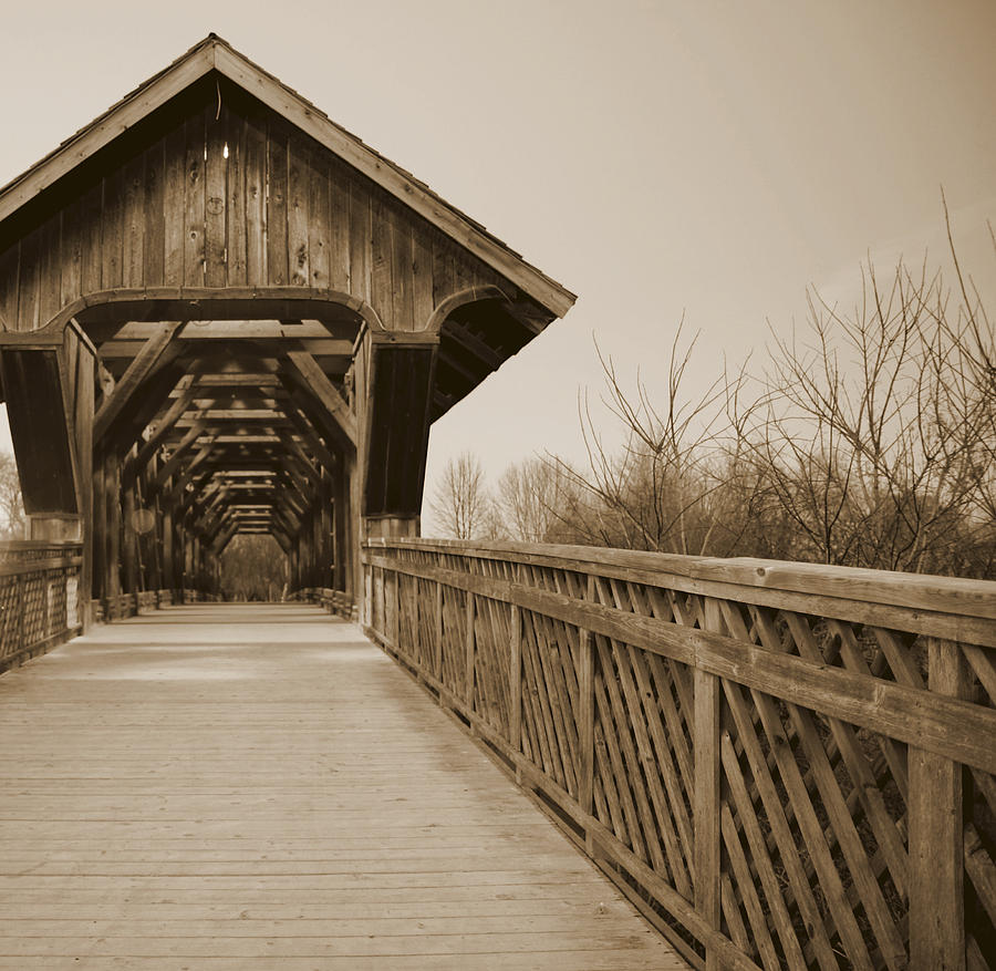 Covered Bridge Guelph Ontario #1 Photograph by Nick Mares