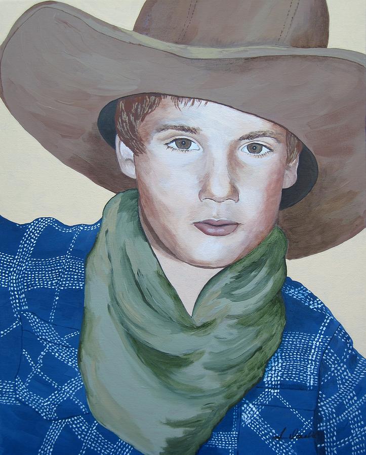 Figurative Painting - Cowboys by Jennifer Donald Figurative Painting - Cowboys by Jennifer Donald