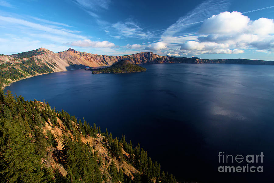 Crater Lake Blues #1 Photograph by Adam Jewell