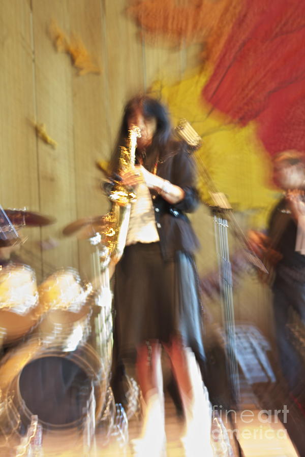 Anchorage Photograph - Crazy Brave Saxophone #1 by James Knights