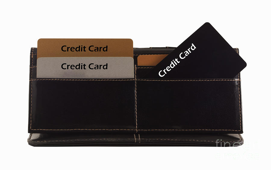 Wallet Photograph - Credit Cards #1 by Blink Images