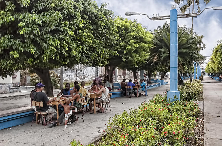Cuba. Dominoes players #1 Photograph by Juan Carlos Ferro Duque
