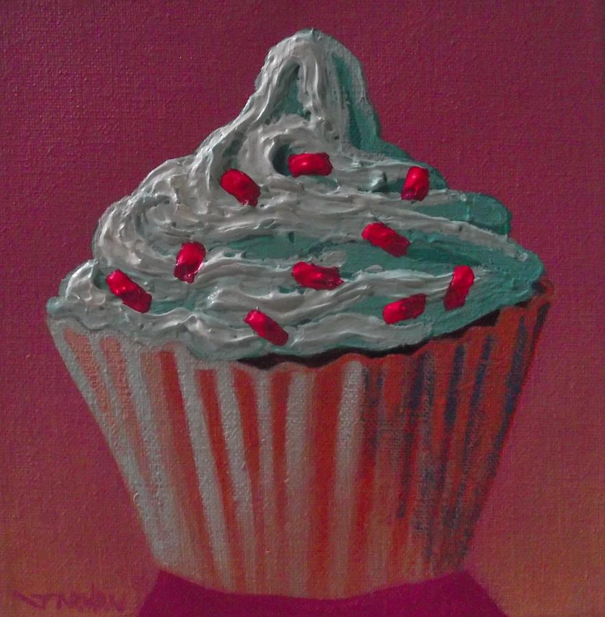 Cake Painting - Cupcake Delight #1 by John  Nolan