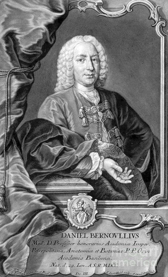 Daniel Bernoulli, Swiss Mathematician #1 Photograph by Science Source