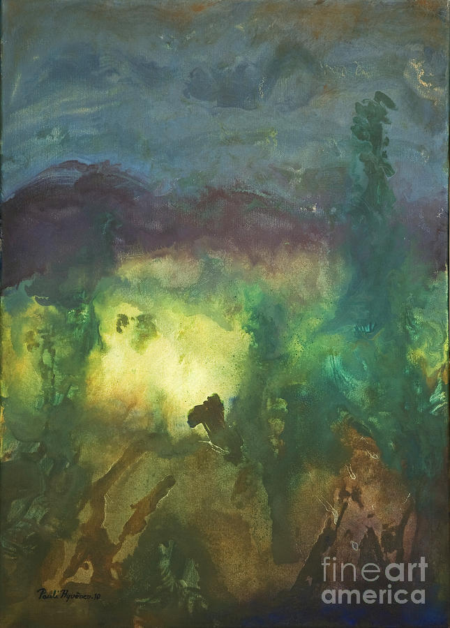 Darkness Painting by Pauli Hyvonen