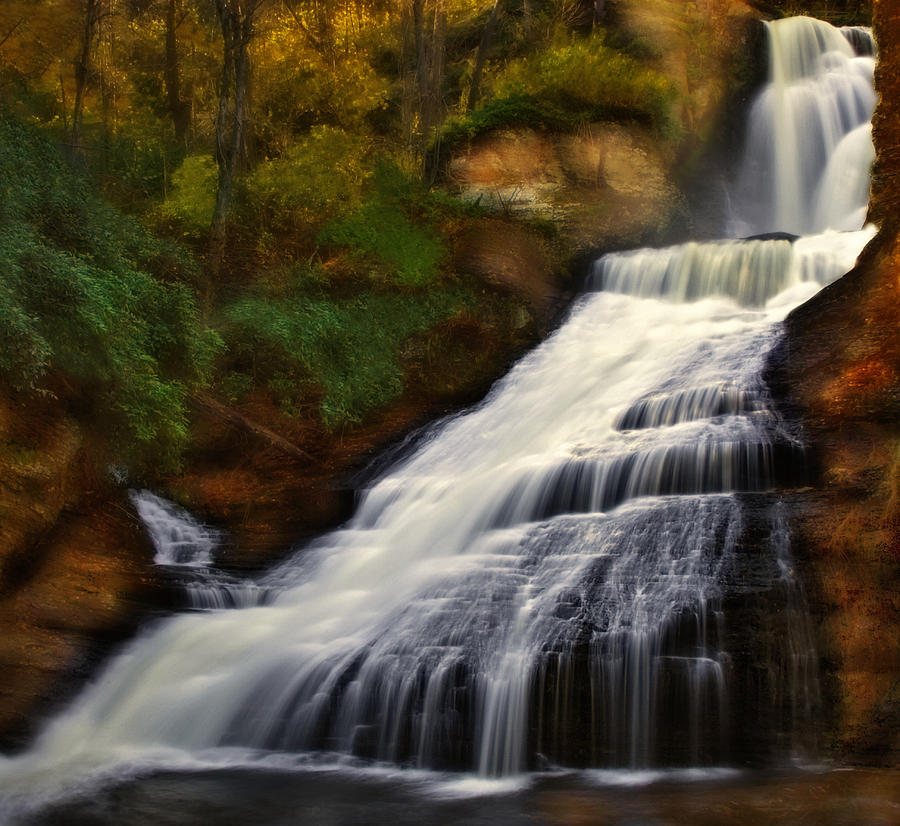 Fall Photograph - Dingmans Falls #2 by Susan Candelario