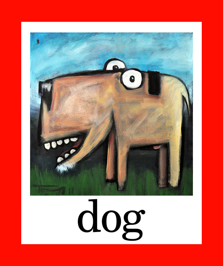 Dog Poster #1 Painting by Tim Nyberg