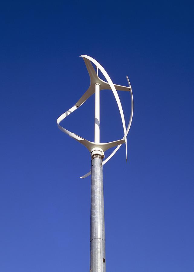 Domestic Micro Wind Turbine Photograph by Martin Bond - Fine Art America