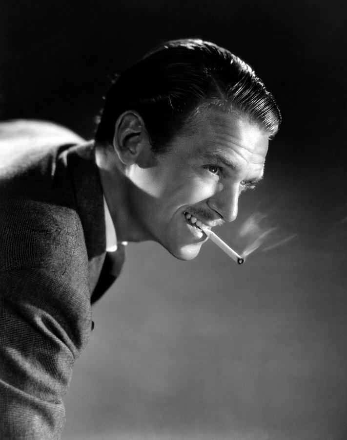 Cigarette Photograph - Douglas Fairbanks, Jr., 1939 by Everett.