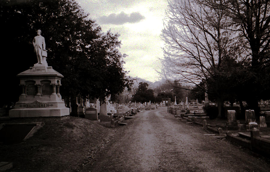 Downtown Cemetery #1 Photograph by Doug Duffey