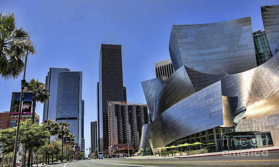 Downtown Los Angeles #1 Photograph by Chuck Kuhn