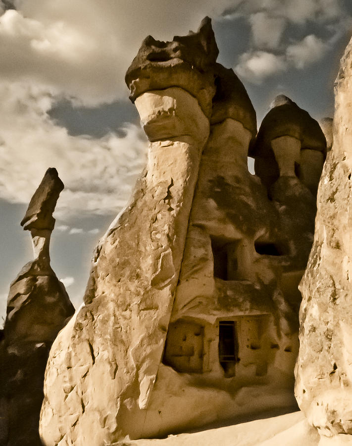 Pasabag Valley, Turkey - Dragon Rock Photograph by Mark Forte