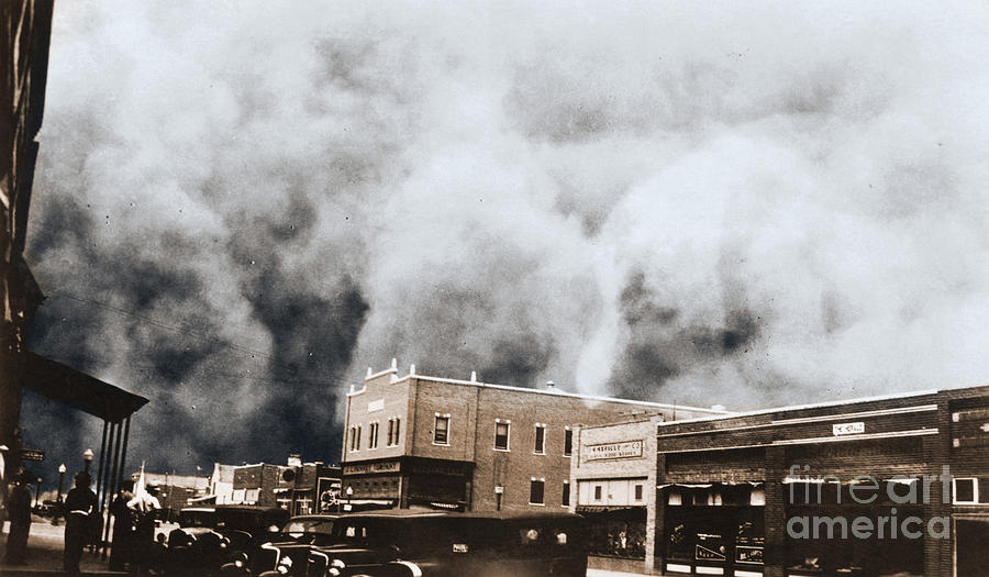 Dust Storm, April, 1935 #1 Photograph by Omikron