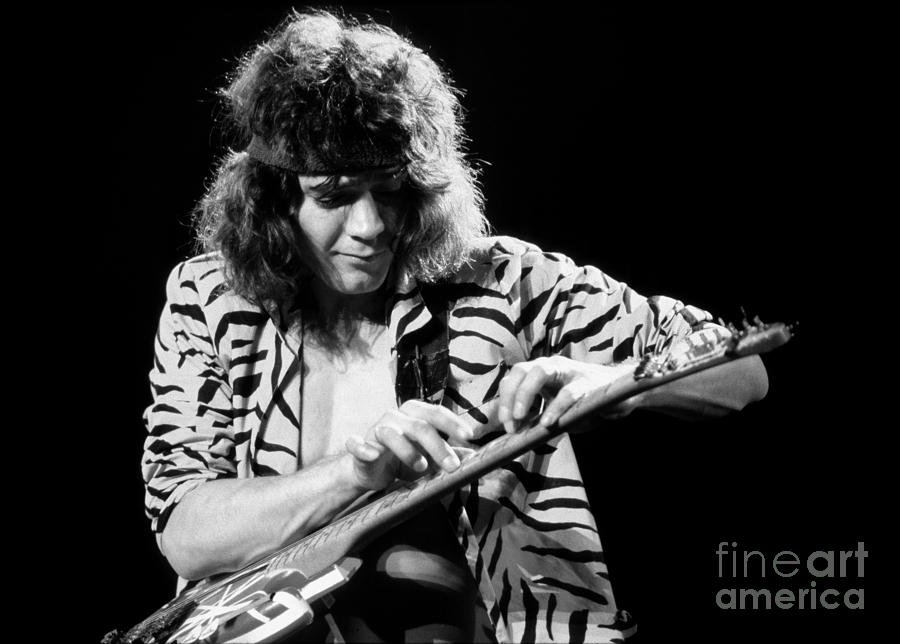 Van Halen Photograph - Eddie Van Halen 1984 by Chris Walter