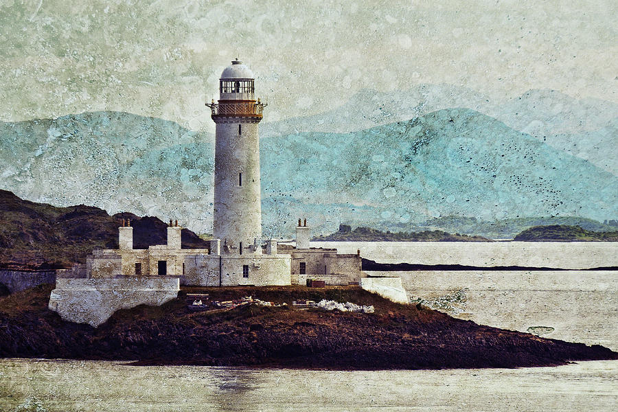 Eilean Musdile Lighthouse  #1 Photograph by Ray Devlin