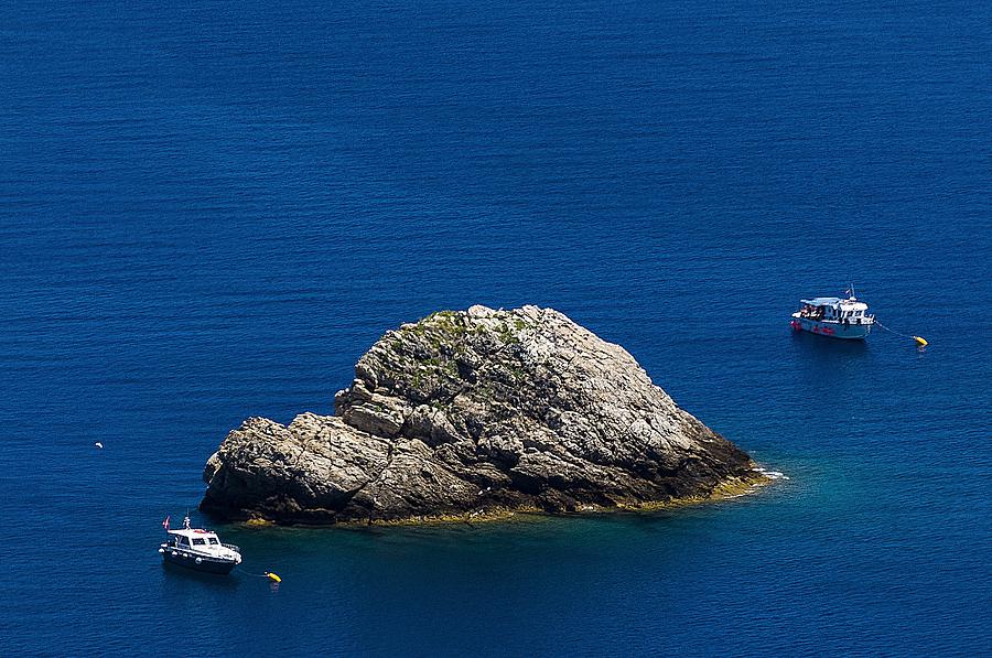 ELBA ISLAND - One island two boats - ph Enrico Pelos Photograph by Enrico Pelos