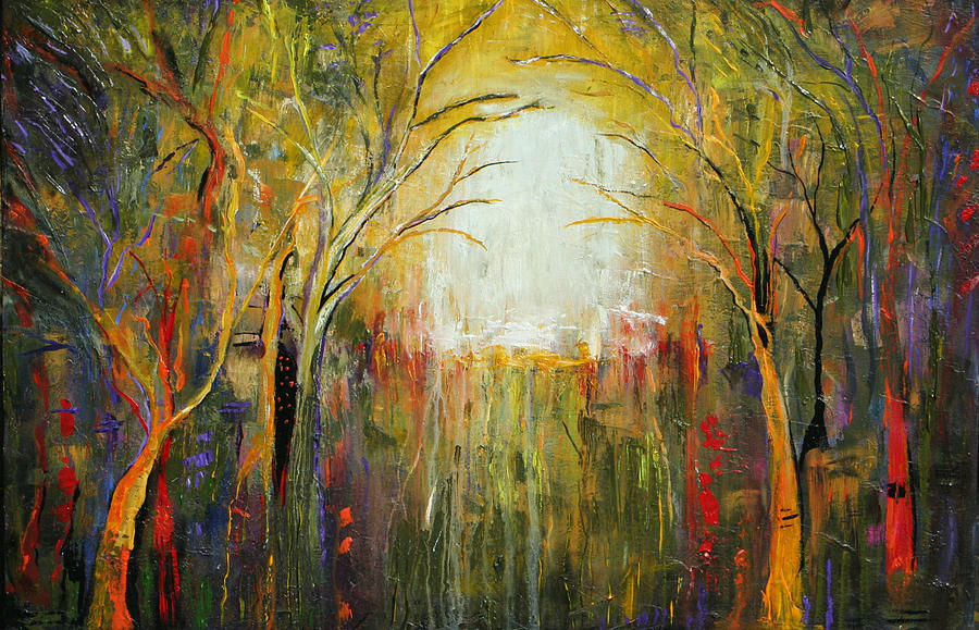 Electric Forest #1 Painting by Lauren  Marems