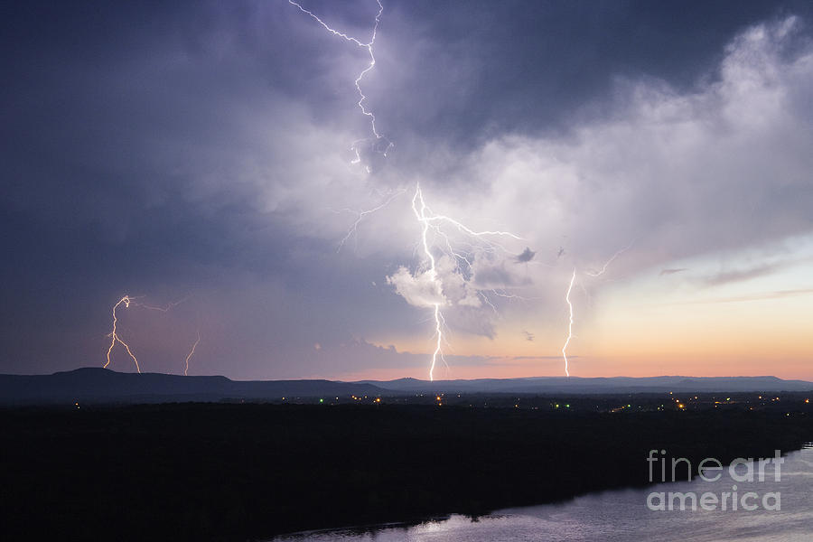 Electrical Storm at Dusk Photograph by Jeremy Woodhouse Pixels