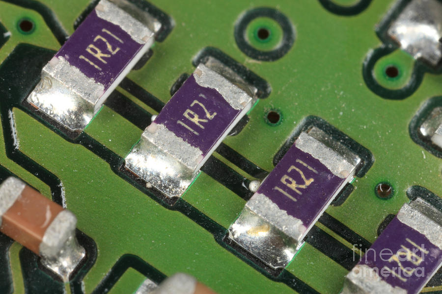 Electronics Board With Lead Solder #1 Photograph by Ted Kinsman