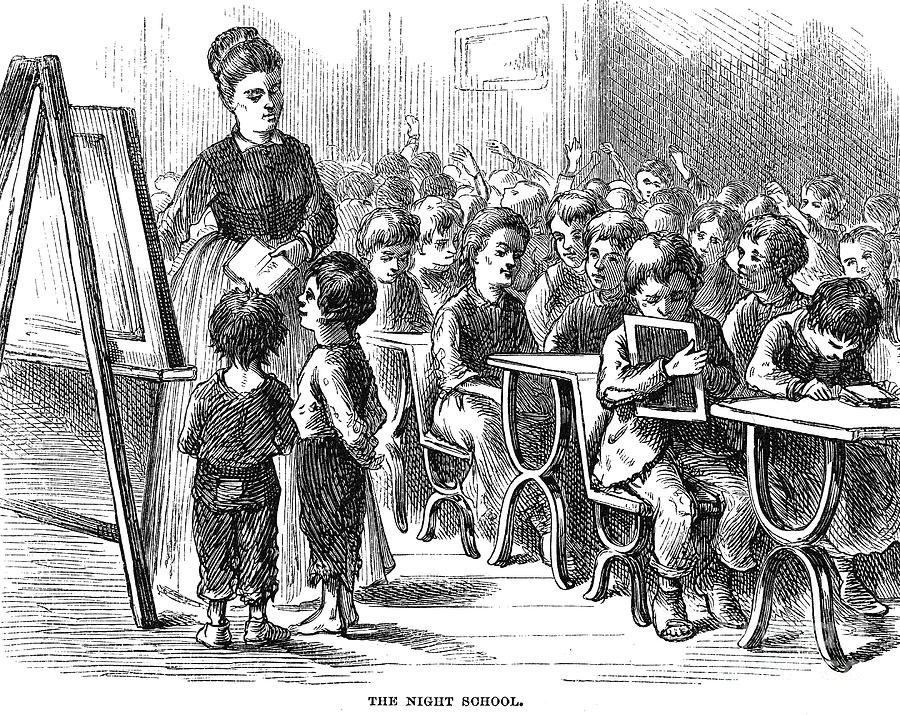 City Photograph - Elementary School, 1873 #1 by Granger