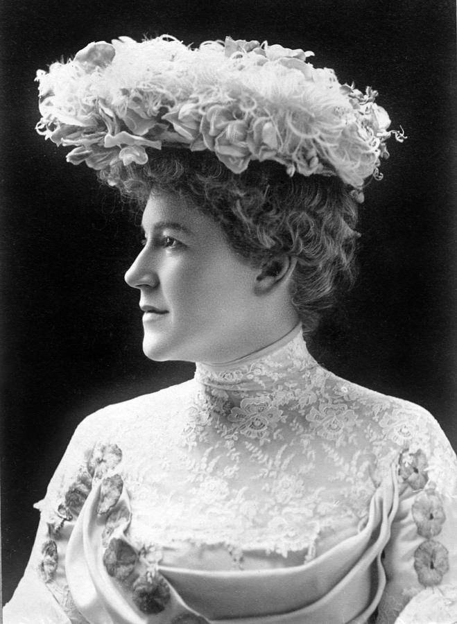 Portrait Photograph - Ella Wheeler Wilcox 1854-1919, Author #1 by Everett