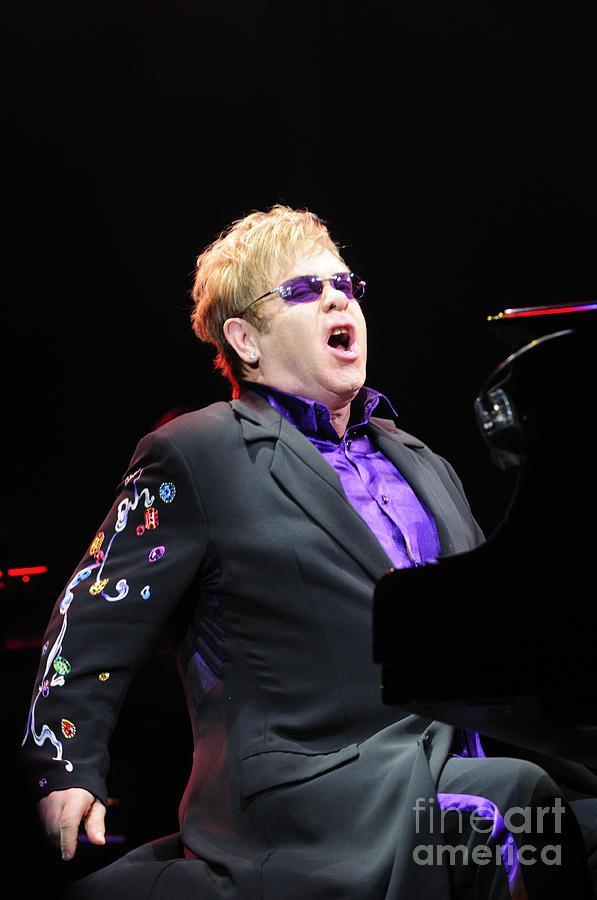 Elton John Photograph - Elton John #4 by Jenny Potter