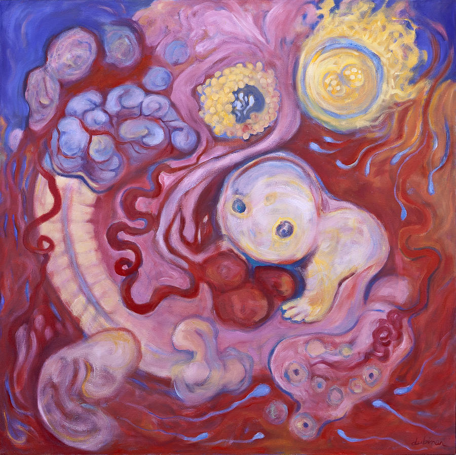 Embryo Painting by Shoshanah Dubiner