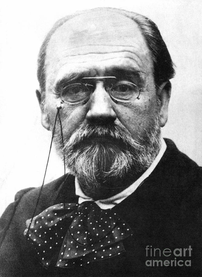 Emile Zola (1840-1902) Photograph by Granger - Fine Art America