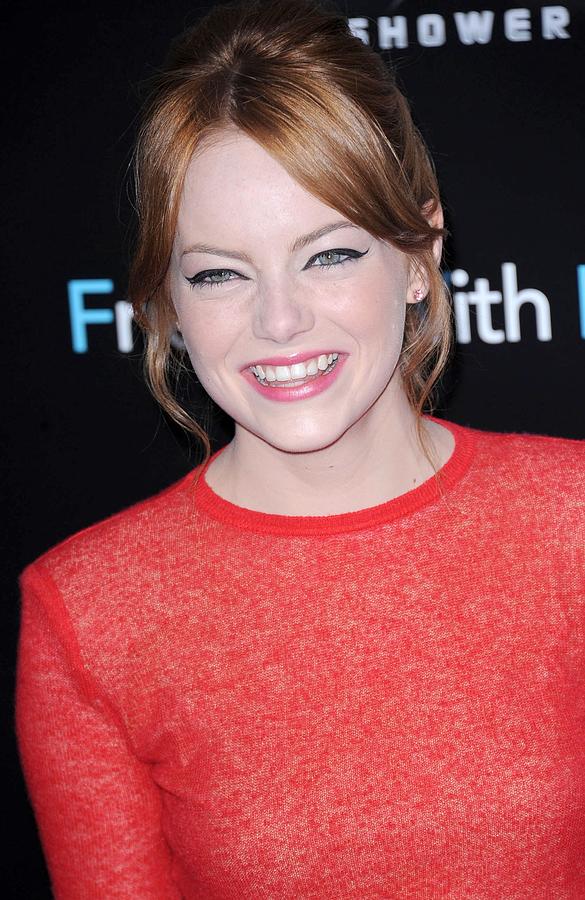 Emma Stone At Arrivals For Friends With Photograph by Everett