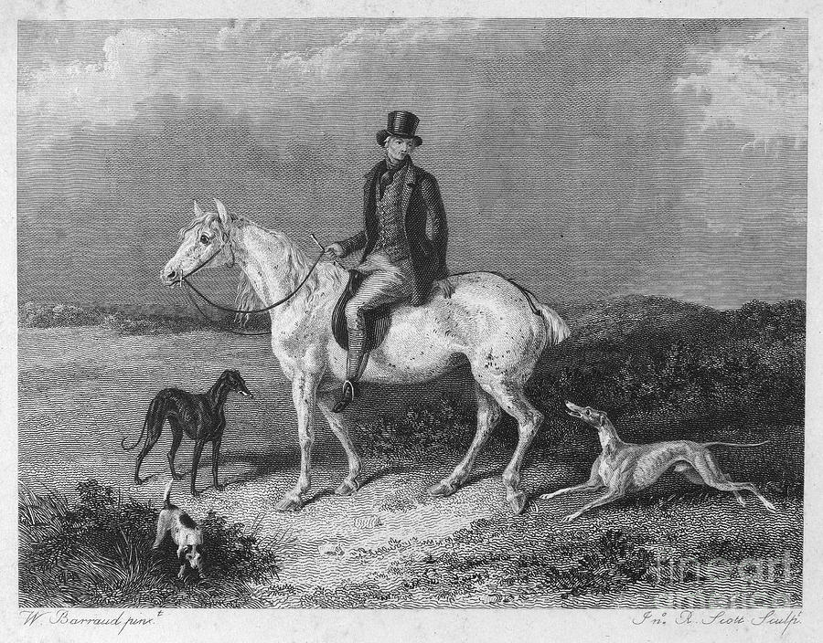 Horse Photograph - England: Coursing, 1832 #1 by Granger