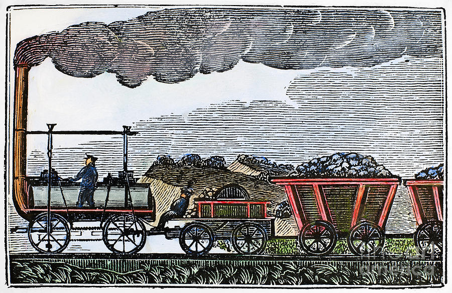 Transportation Photograph - England: Railroad, 1835 #1 by Granger