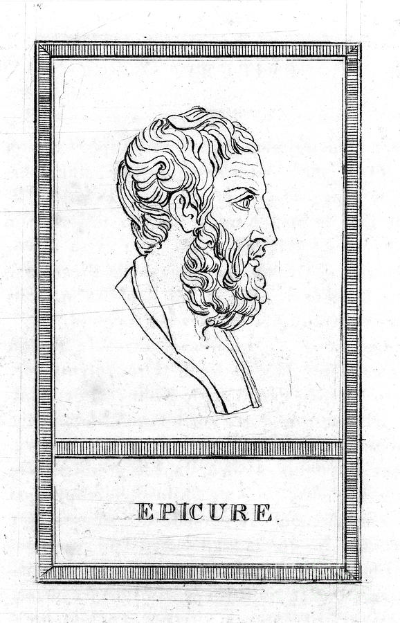 Epicurus Drawing by Granger