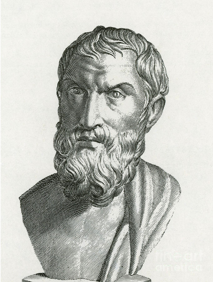 Epicurus, Greek Philosopher by Photo Researchers