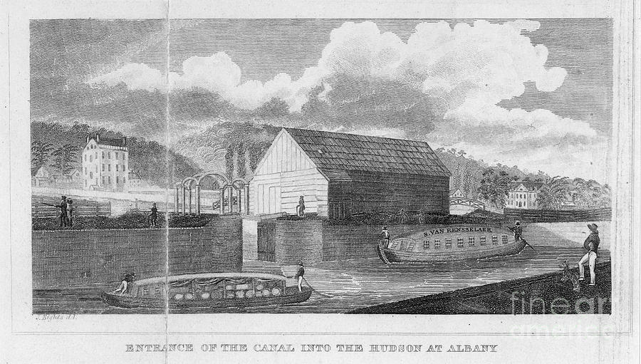 Erie Canal, 1825 #1 Photograph by Granger