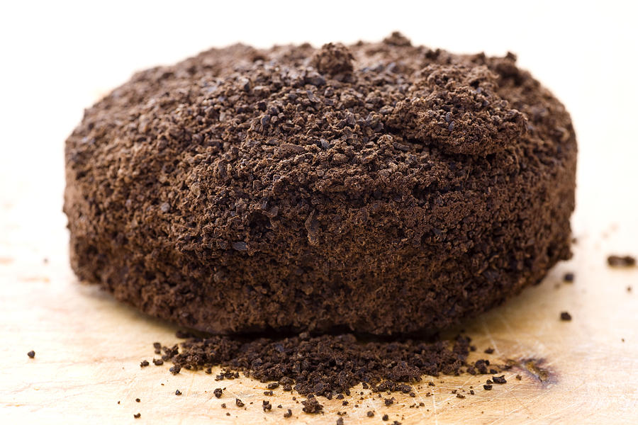 Espresso coffee grounds #1 Photograph by Frank Tschakert