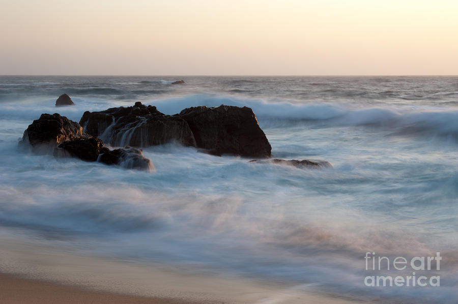 Nature Photograph - Evening At Beach 2 #1 by Catherine Lau