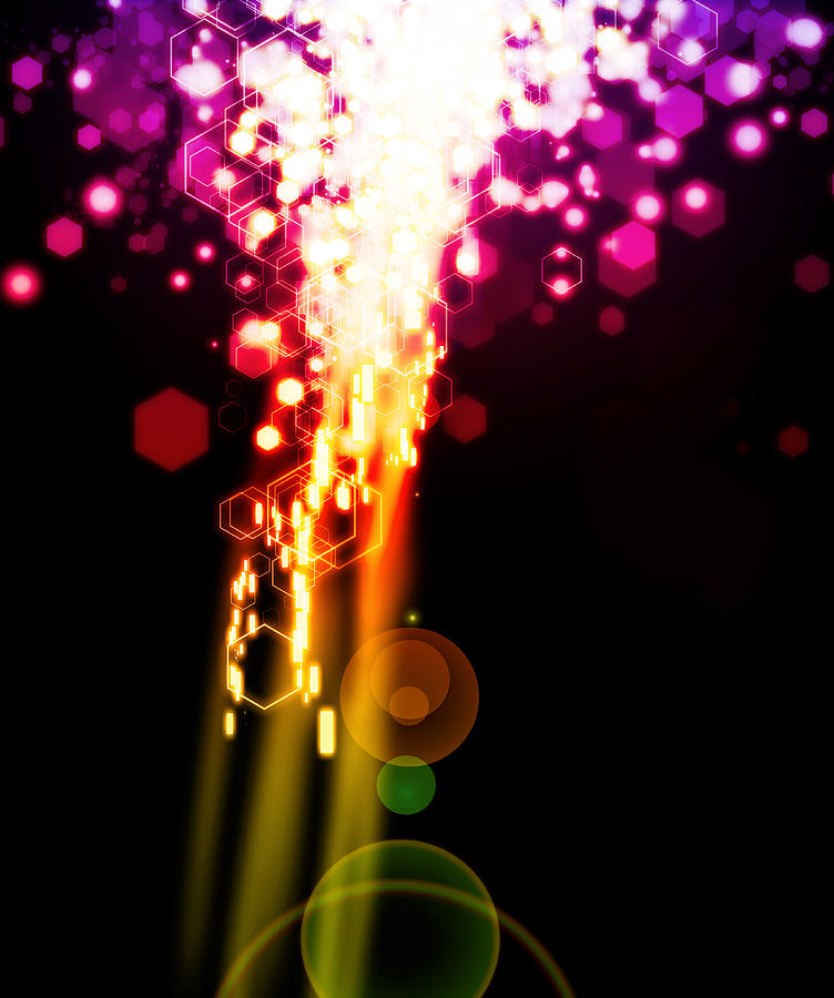 Explosion Of Lights Photograph