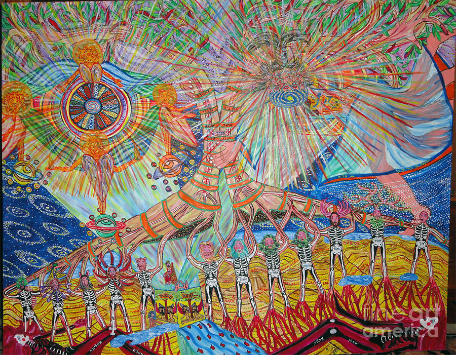 Ezekiel's Brain -Flotations and Rotations in the River of Time Painting ...